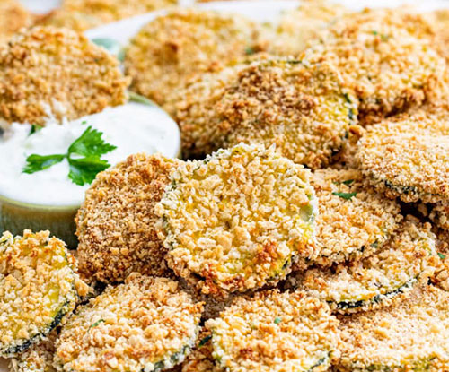 Zucchini Chip Fritters and a Avocado Dill Dip | thekitchenman | Wayne ...